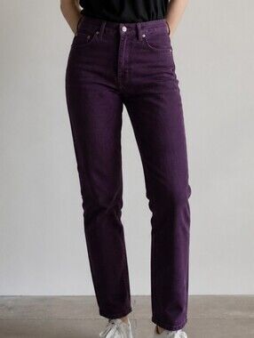 Deep Plum Style & Co. Straight-Leg Jeans